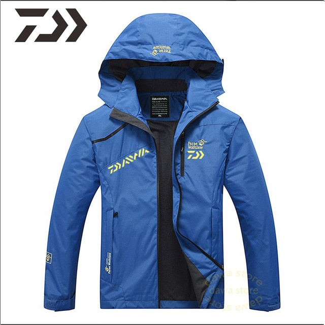 Hooded Fishing Jacket For Men, Fine Clothing, Windproof, Waterproof,  Dipped, Sports, Hiking, Outdoor, Spring, Autumn