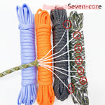 5m Parachute Cord Lanyard - Outdoor Camping Rope for Climbing, Hiking, and Survival