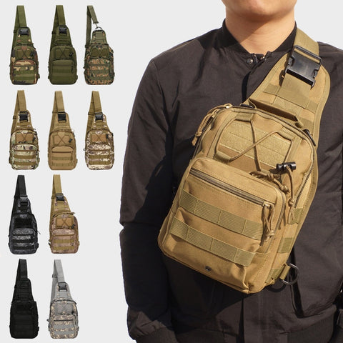 Hiking/Trekking Shoulder Bag - Durable Nylon Unisex Backpack for Outdoor Adventures