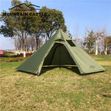 Ultralight Camping Teepee 3-4Person Big Pyramid Tent