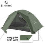 2P/3P 4 Season Storm Tent with Snow Skirt - Durable and Waterproof Outdoor Camping Shelter