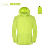 Unisex Outdoor Jacket - Lightweight Waterproof Nylon Jacket for Camping & Hiking - Sun-Protective and Quick-Drying