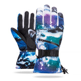 Stay Warm and Dry with our Thermal Ski Gloves Winter Fleece - Waterproof and Windproof for Unisex Outdoor Activities