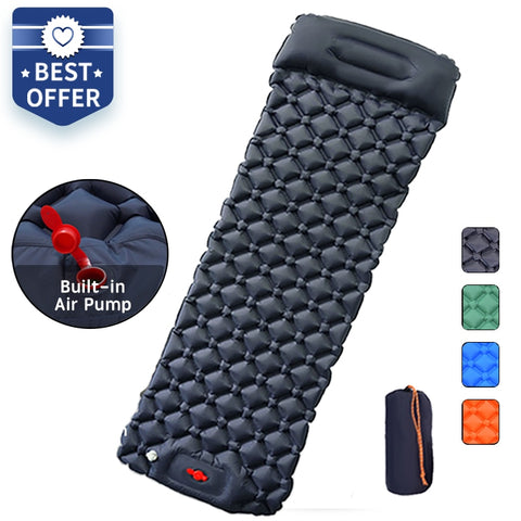 Experience Comfort Anywhere with our Ultralight Air Cushion Inflatable Camping Mattress - Waterproof and Portable for Outdoor Adventures