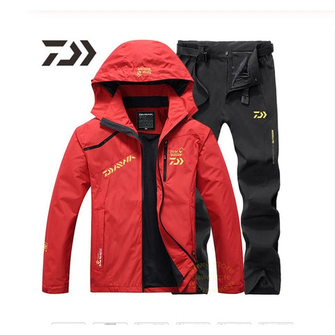 Hooded Sports Daiwa Fishing Jacket and Waterproof Pants - Durable and –  Sooda