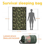 Compact Bivy Sack Emergency Survival Sleeping Bag, Waterproof Reusable