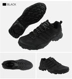 G.A Mens Soft Shell Lace Up Waterproof Walking Trainers