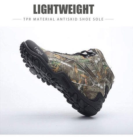 Camo Waterproof Military Hunting Boots for Men - Durable and Breathable Tactical Outdoor Footwear